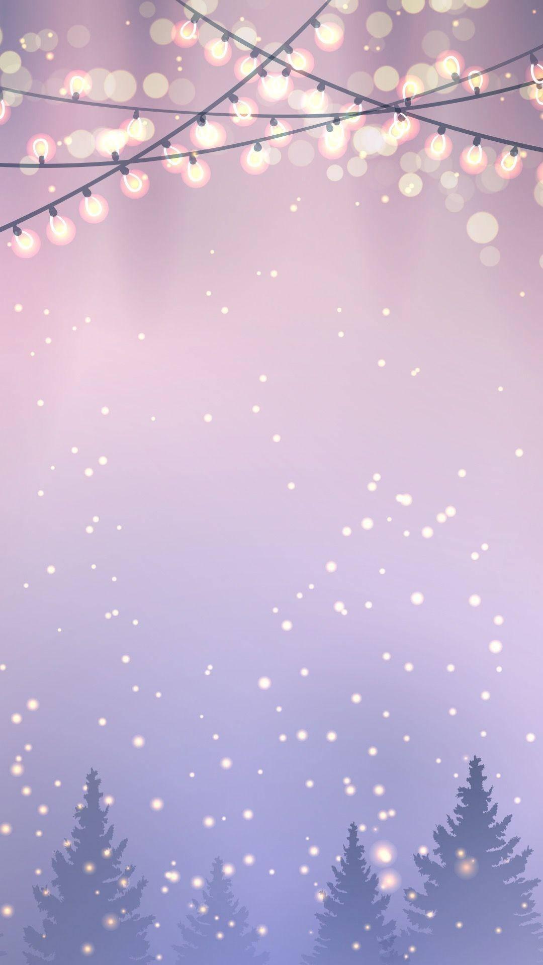 Download Christmas Lights Pretty Phone Wallpaper