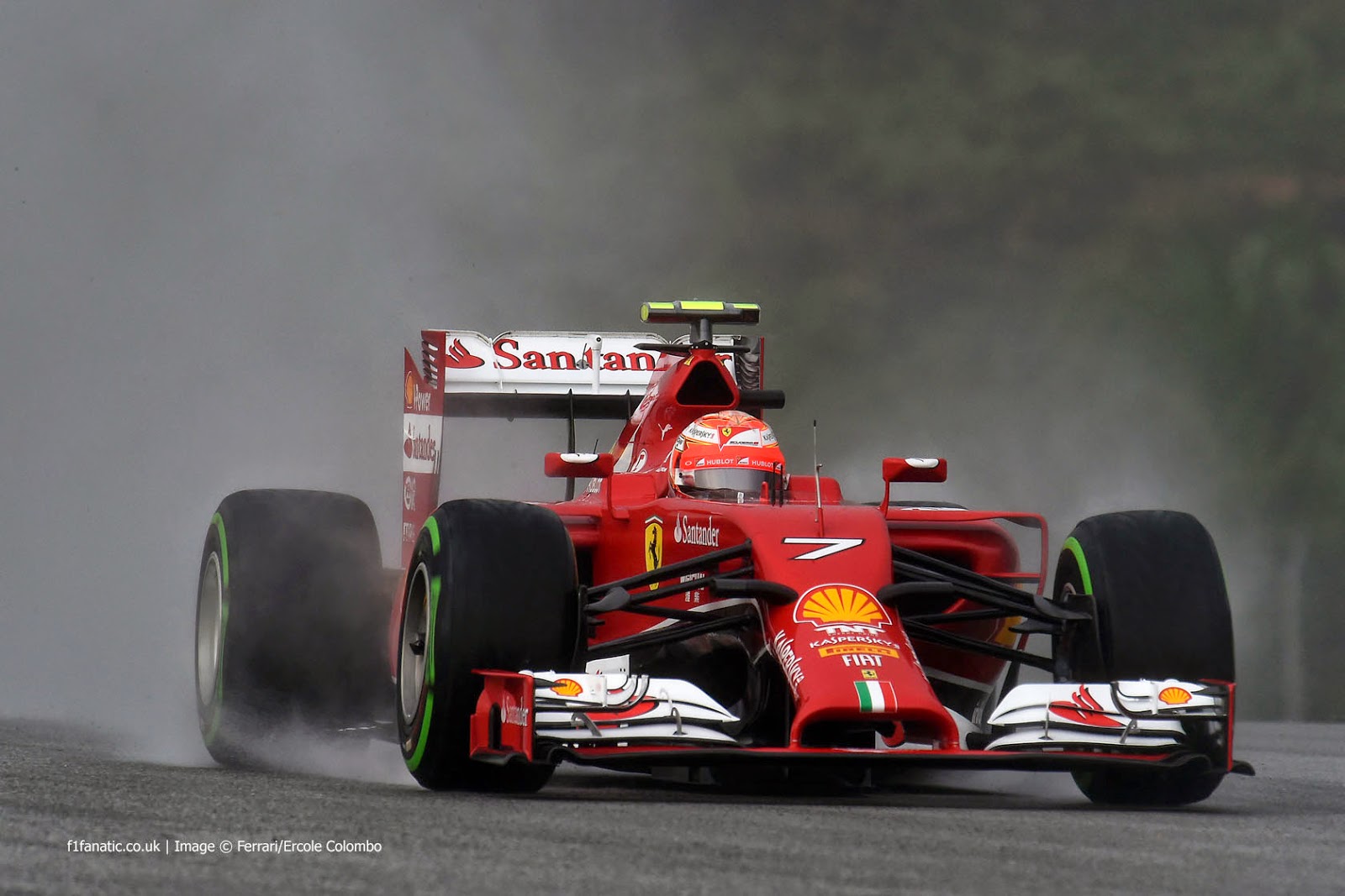 Kimi Raikkonen Ferrari F14t F1 Malaysian Gp