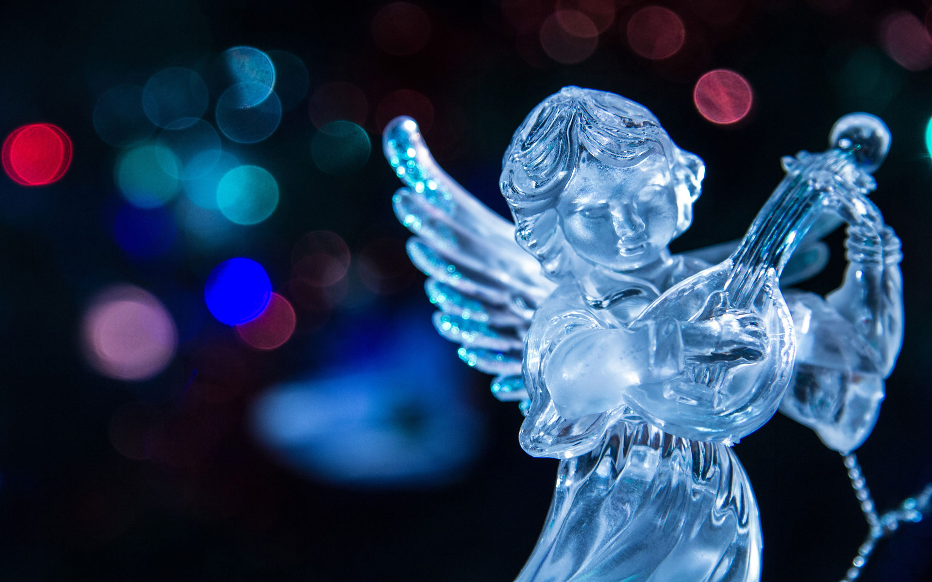Beautiful Christmas Angel Puter Desktop Wallpaper