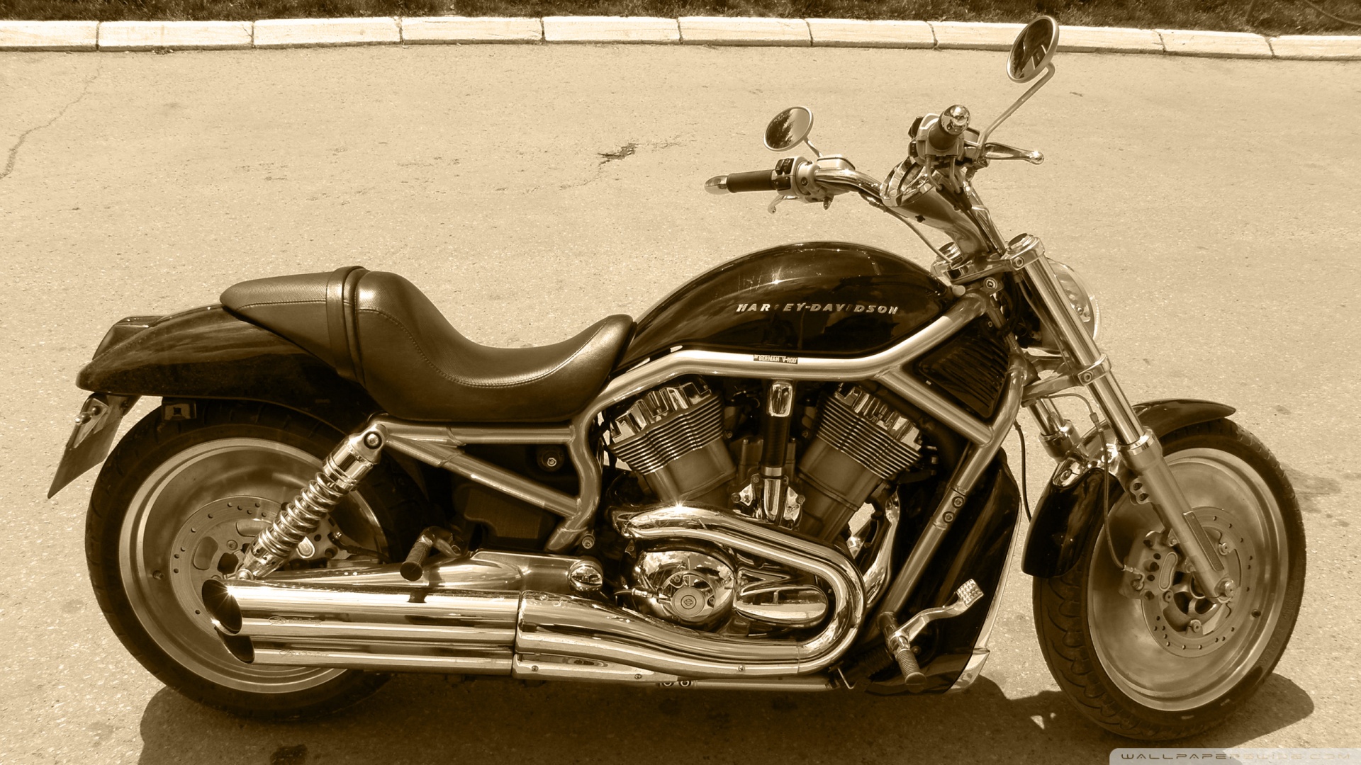 Harley Davidson Vintage Bike Photo HD Wallpaper Bikes