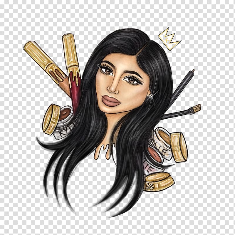 Kylie Jenner Drawing Cosmetics Art Transparent