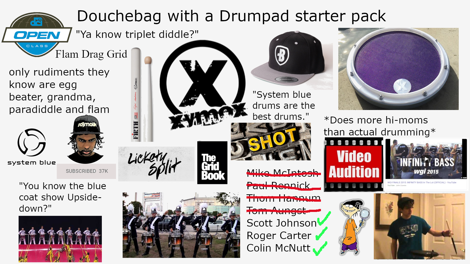 Douchebag With A Drumpad Starter Pack Drumcorps
