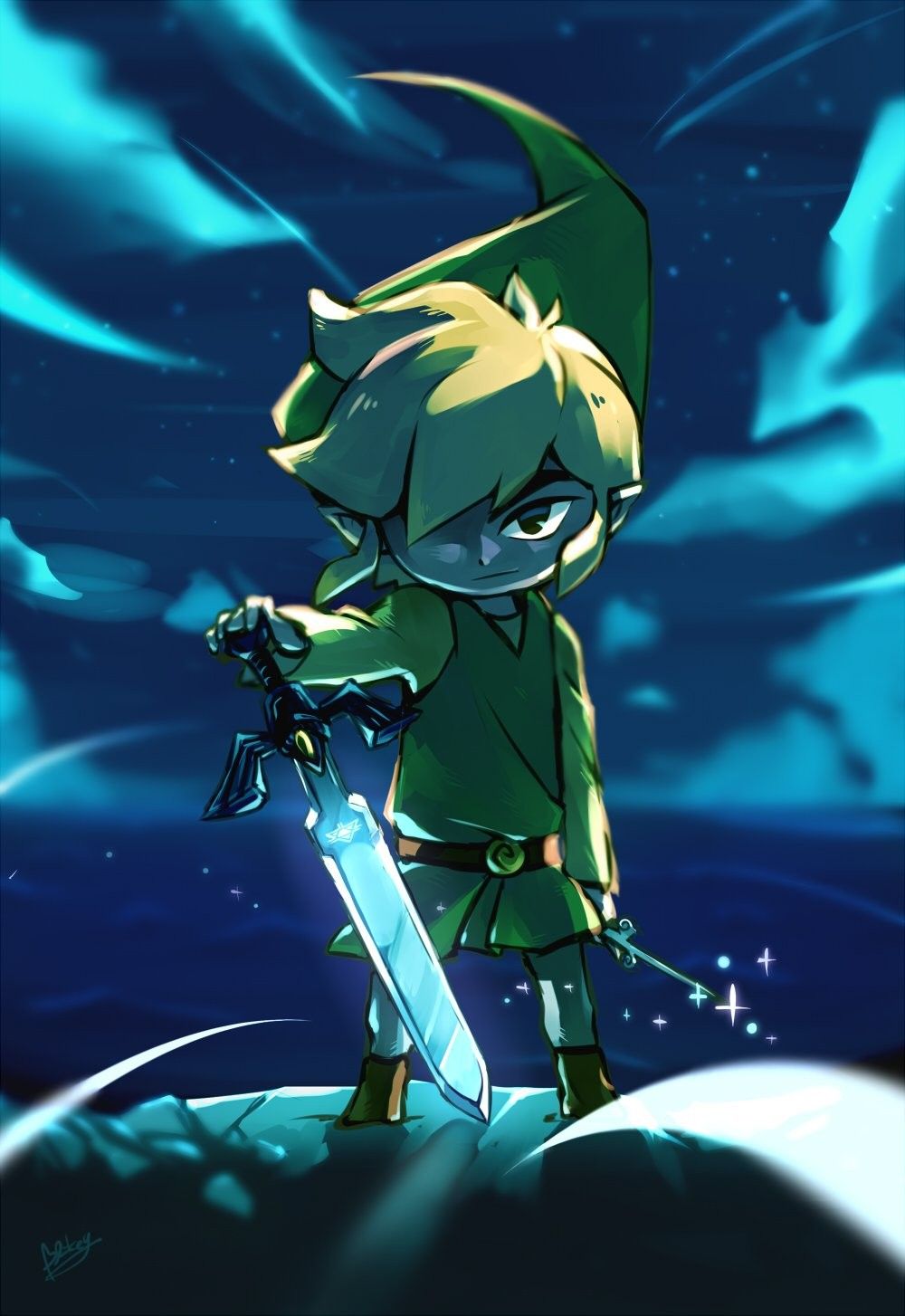 Best Toon Link iPhone Wallpaper