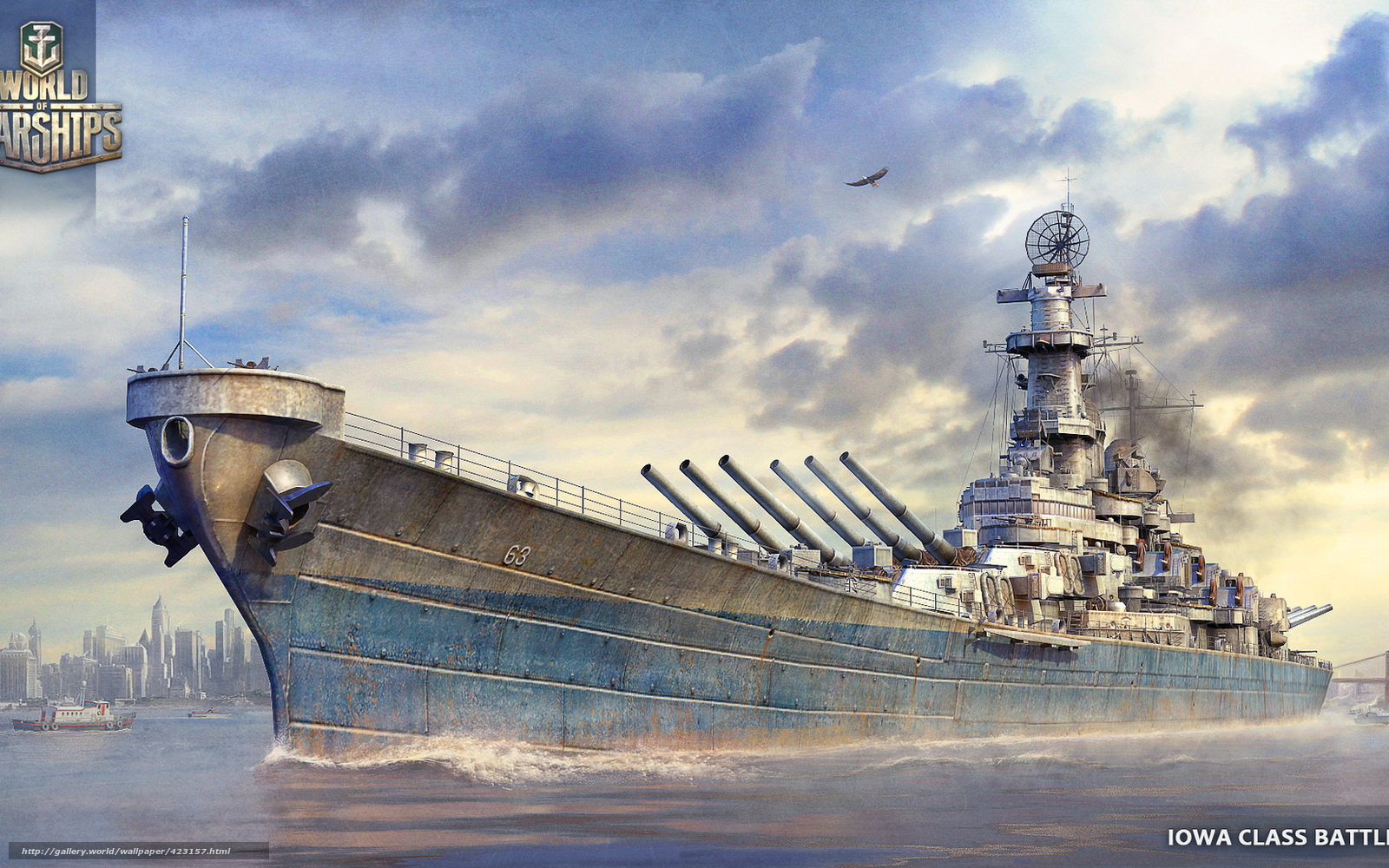 Wallpaper Battleship Iowa Ship Weapon Desktop