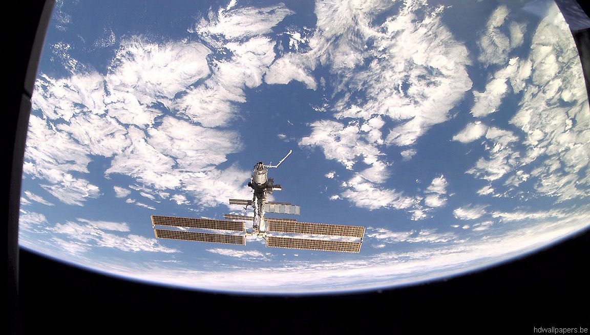 Nasa Wallpaper HD Space Iss And Earth