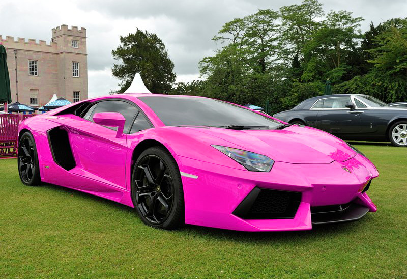 Lamborghini Lp700 In Pink Color More