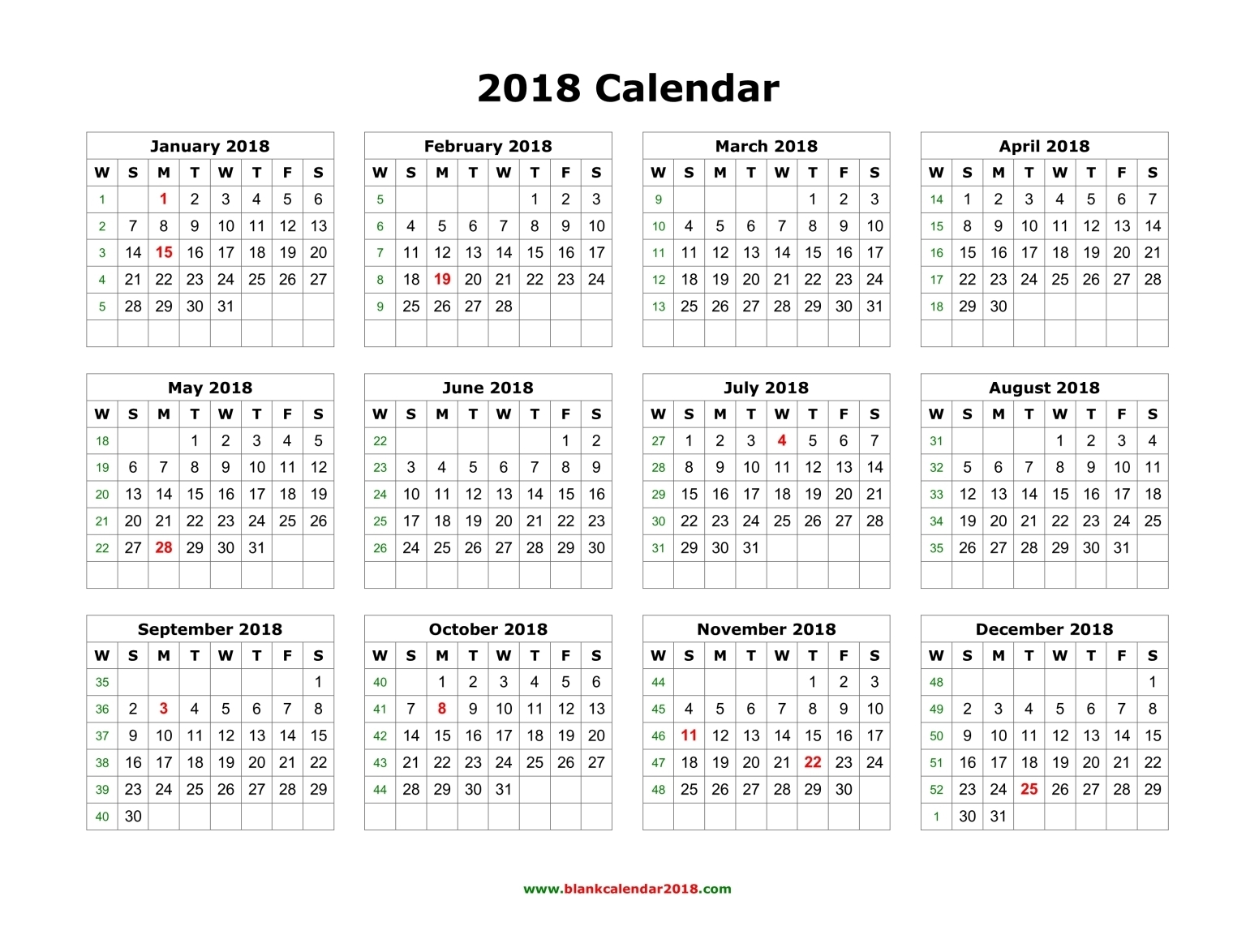 Year 2018 Calendar Work Wallpaper 1520x1174