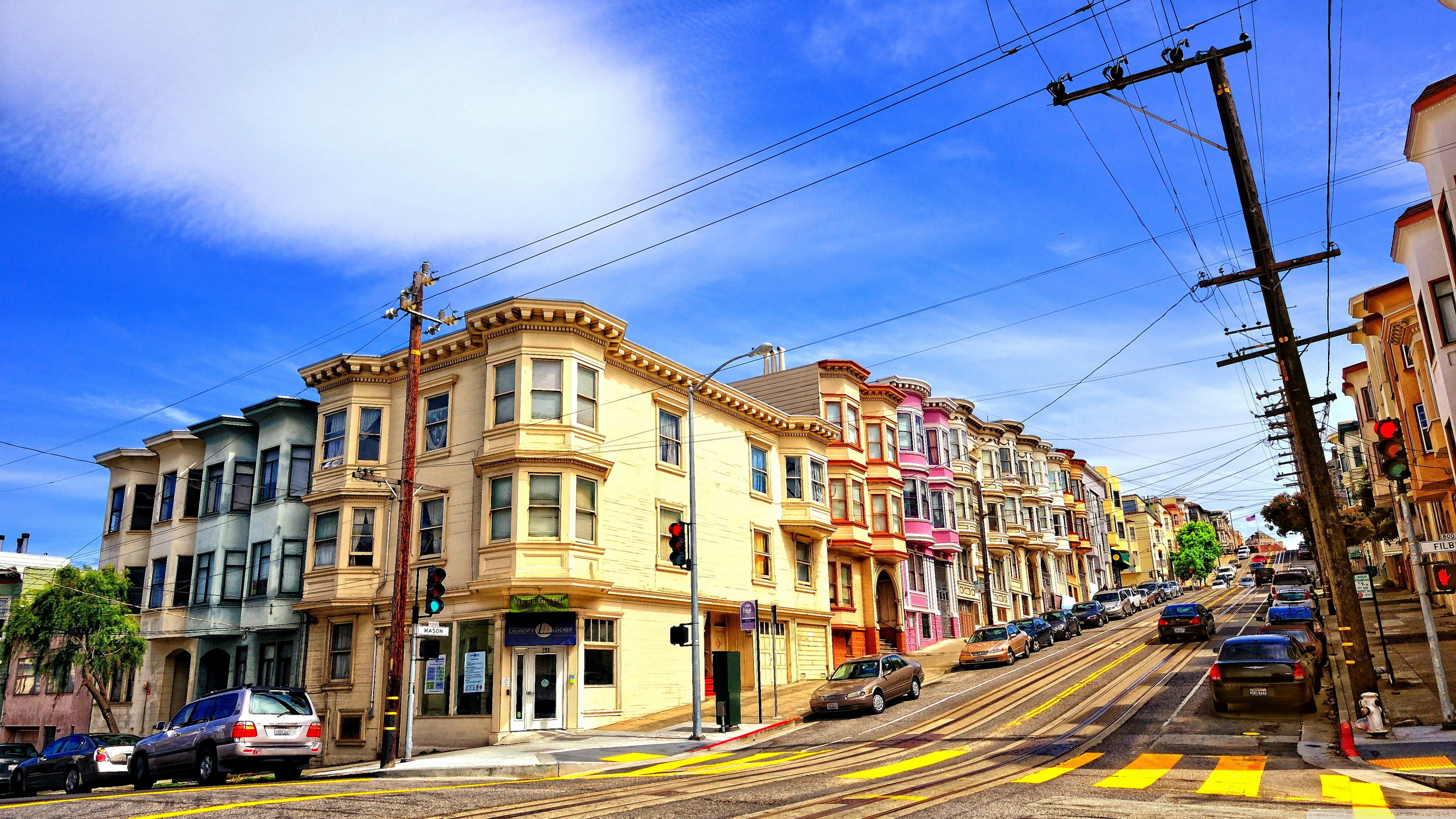 Street In San Francisco 4K HD Desktop Wallpaper for 4K Ultra HD