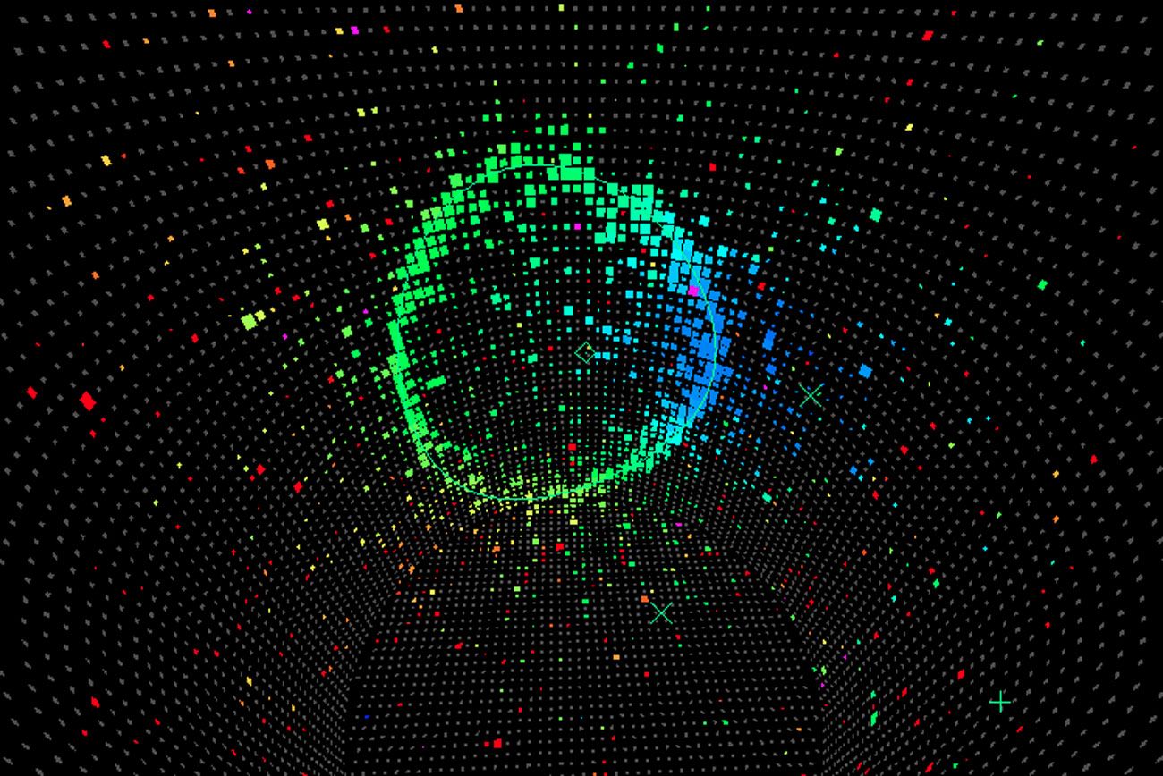 A Neutrino Passing Through The Super Kamiokande Experiment Creates
