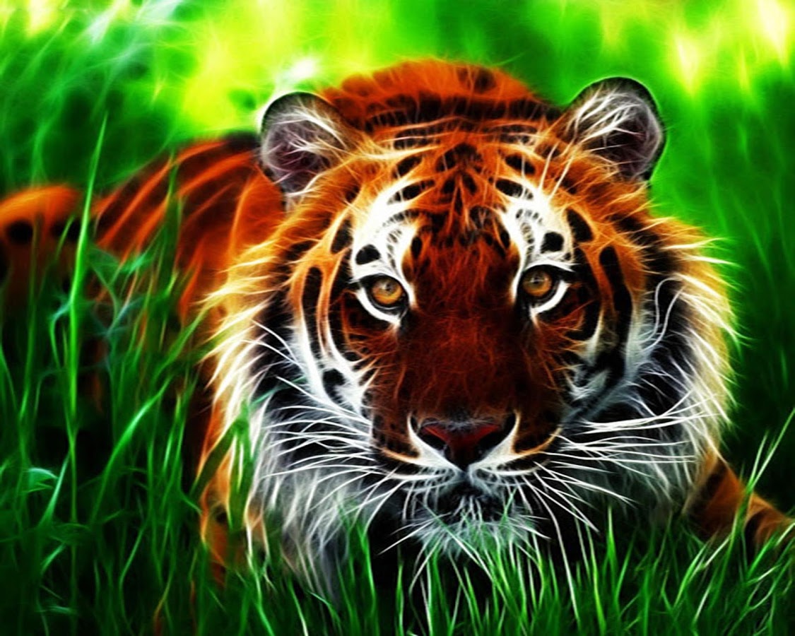 3d Mighty Tiger Live Wallpaper Screenshot