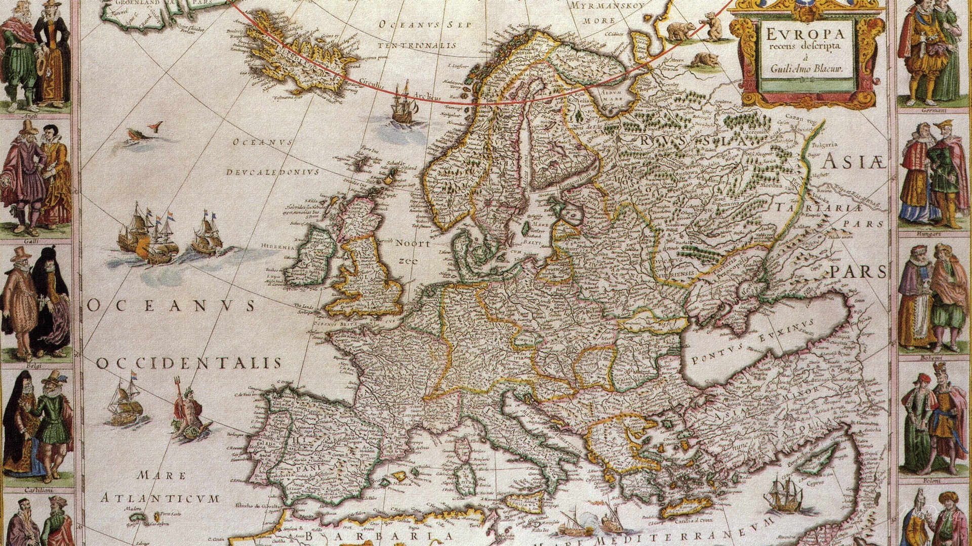 Map Of Europe wallpaper   1109578