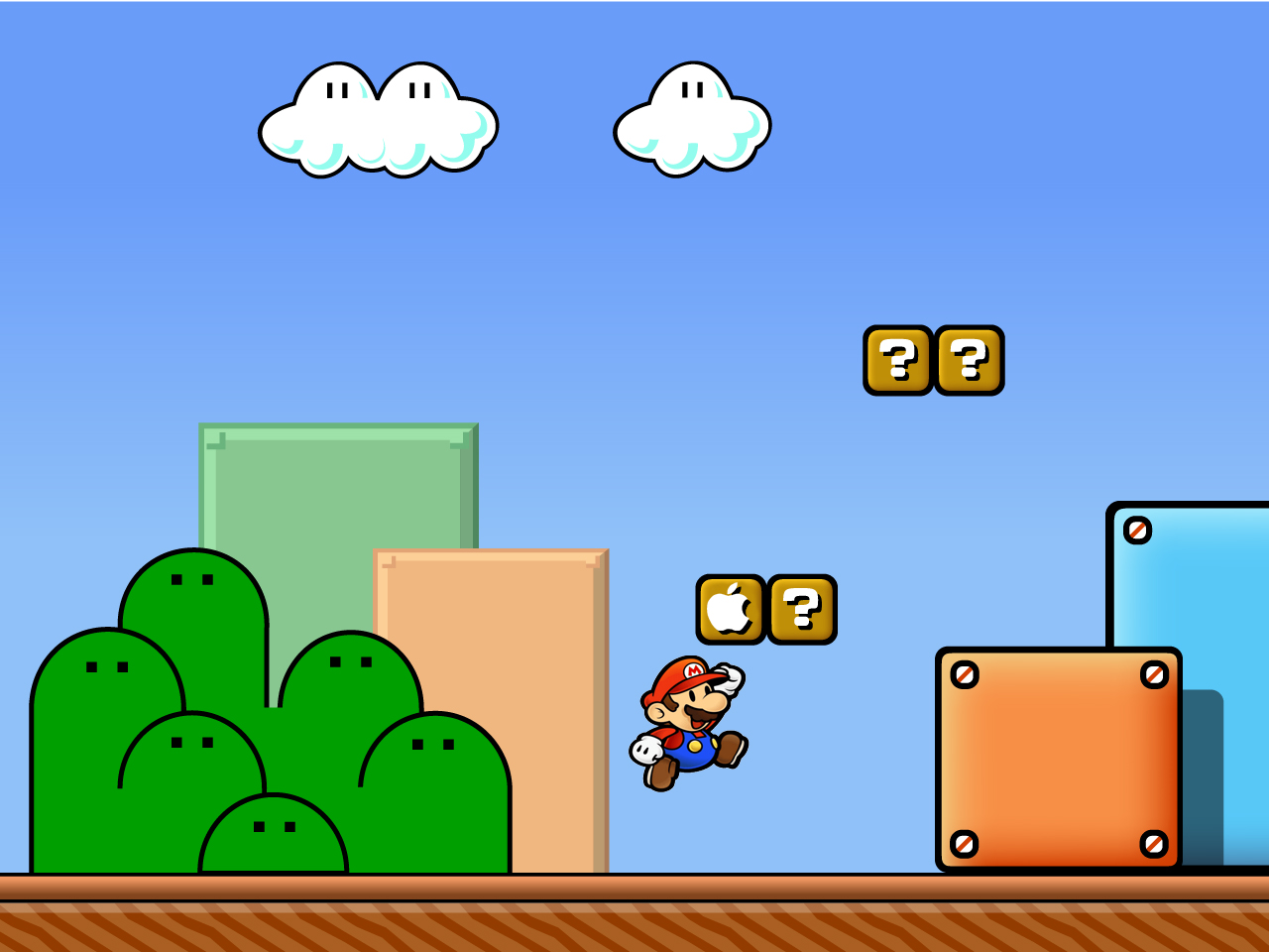 Mario Background Wallpaper Wide HD