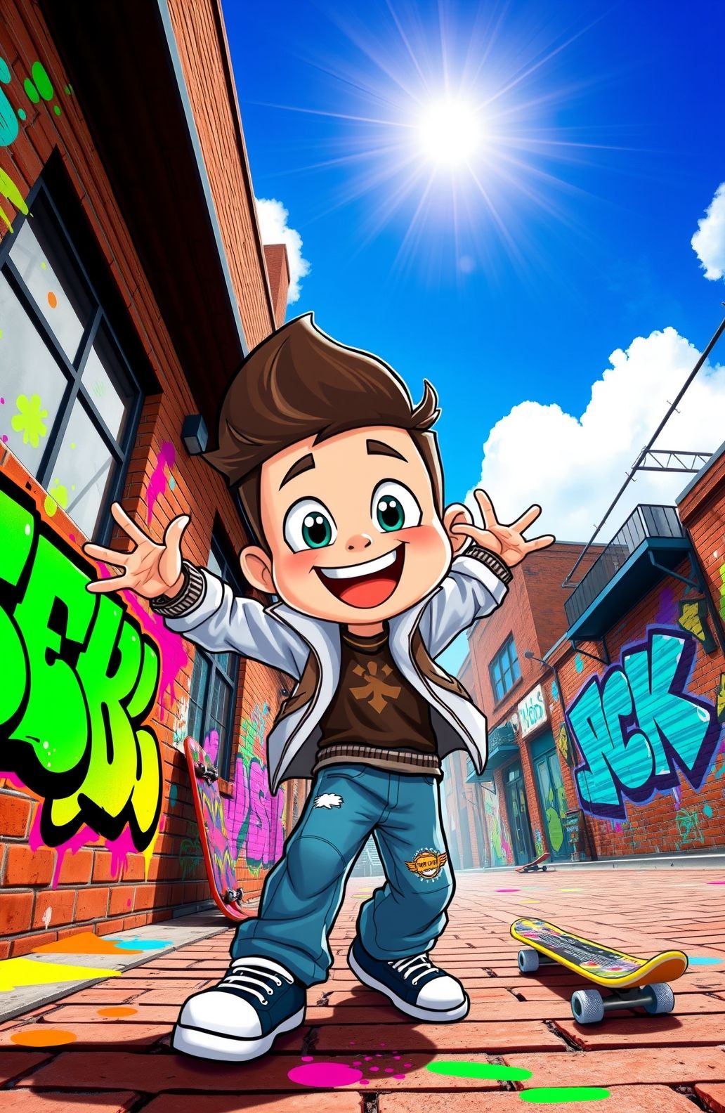 Cartoon Boy Wallpaper