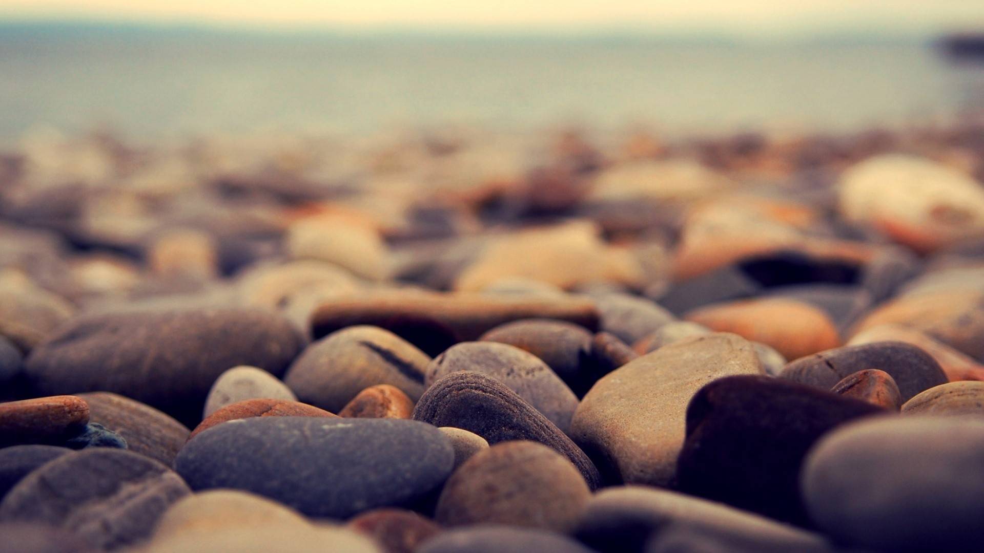 Beach Pebbles Wallpaper