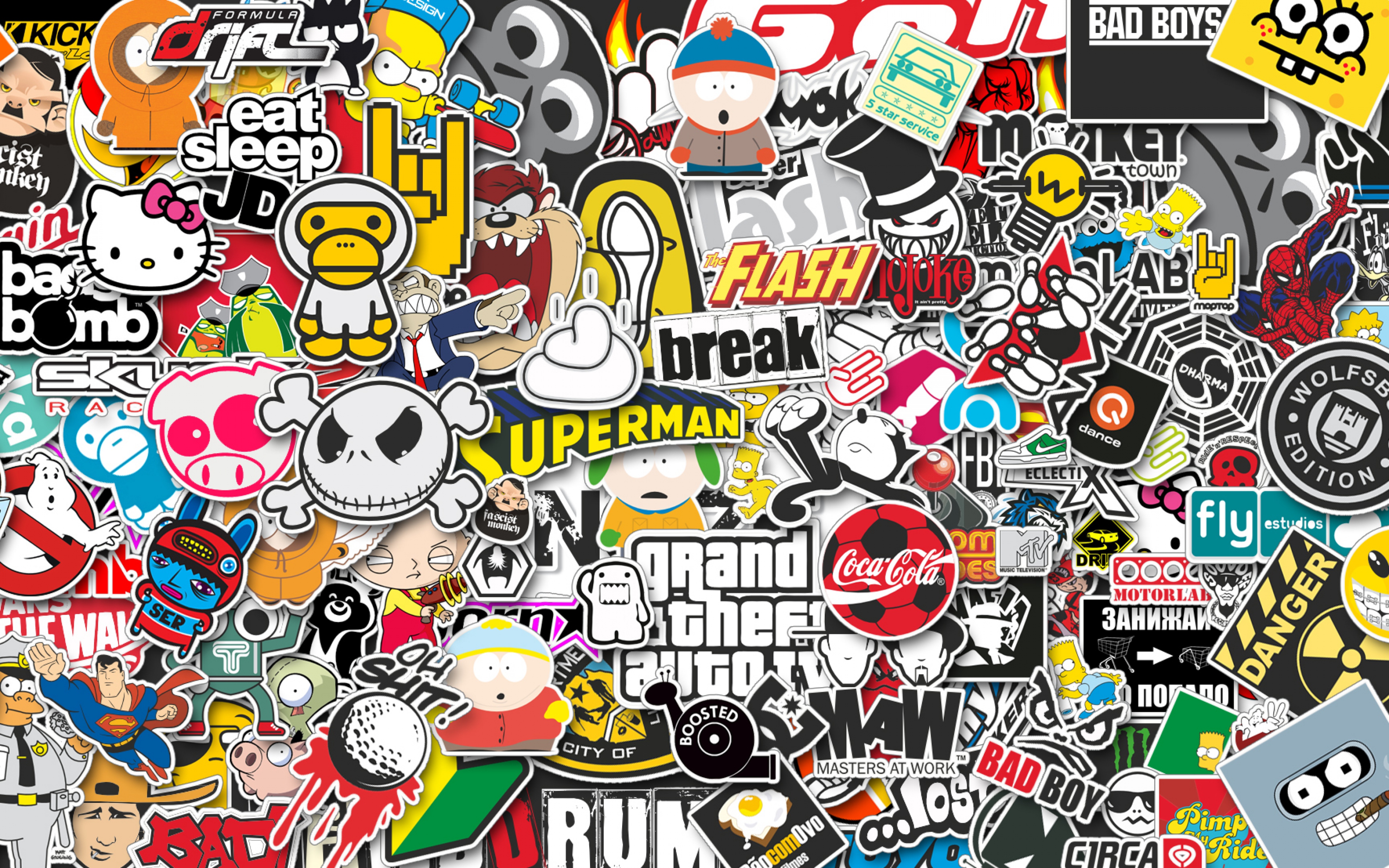 Download HD JDM Stickers Logos Collection Wallpaper WallpapersByte