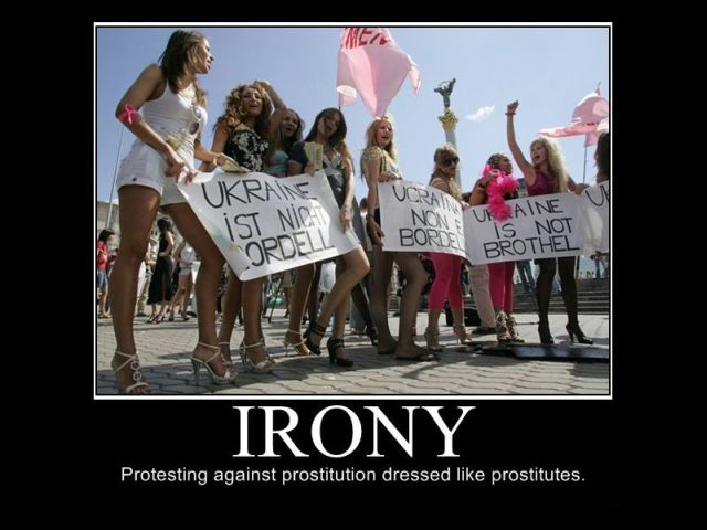 Prostitute Irony Wallpaper Image Showing Observational Humour