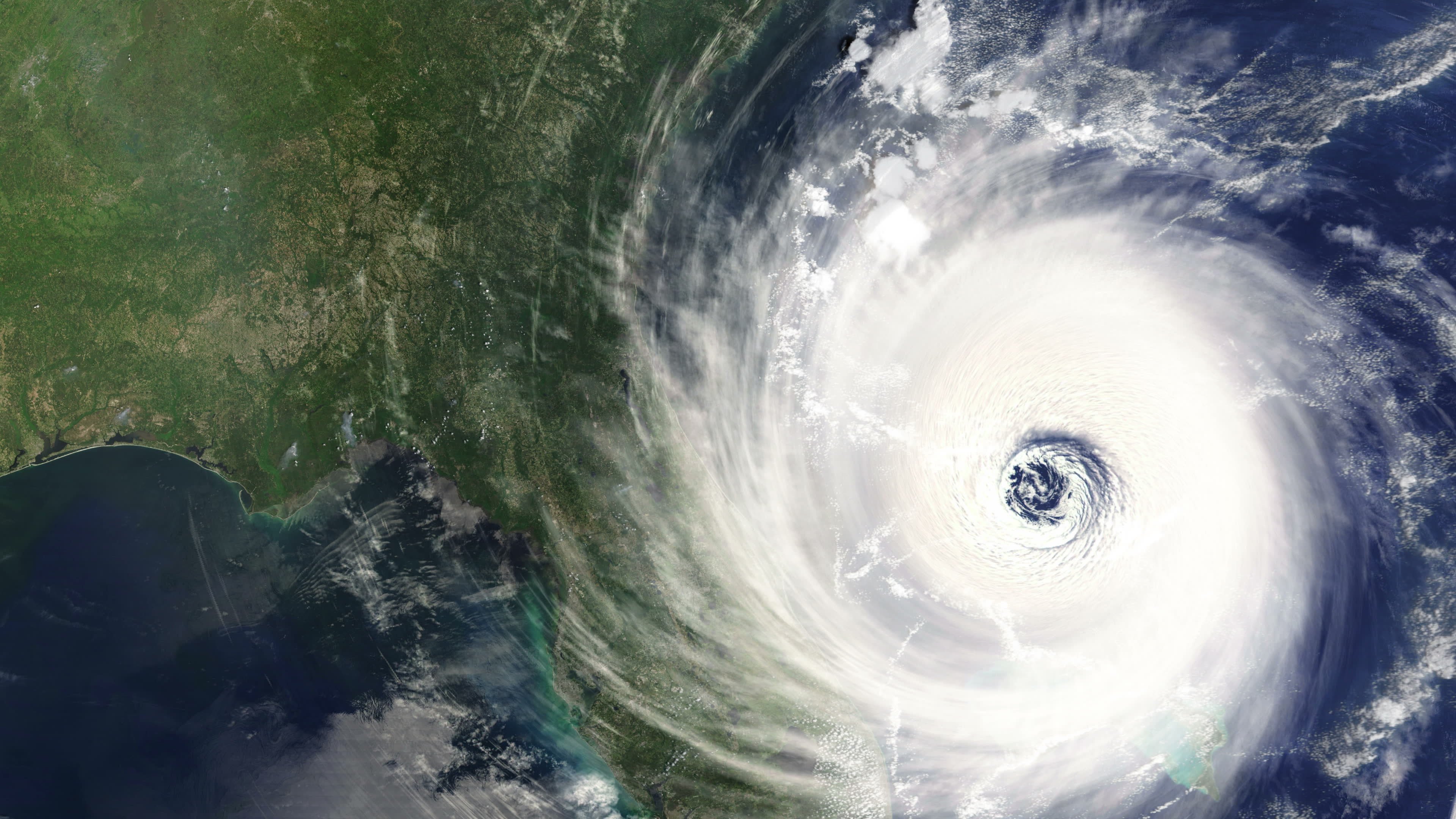 Hurricane Storm Weather Sky Clouds Disaster Wallpaper HD