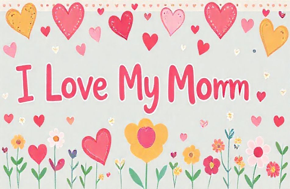 I Love My Mom Wallpaper