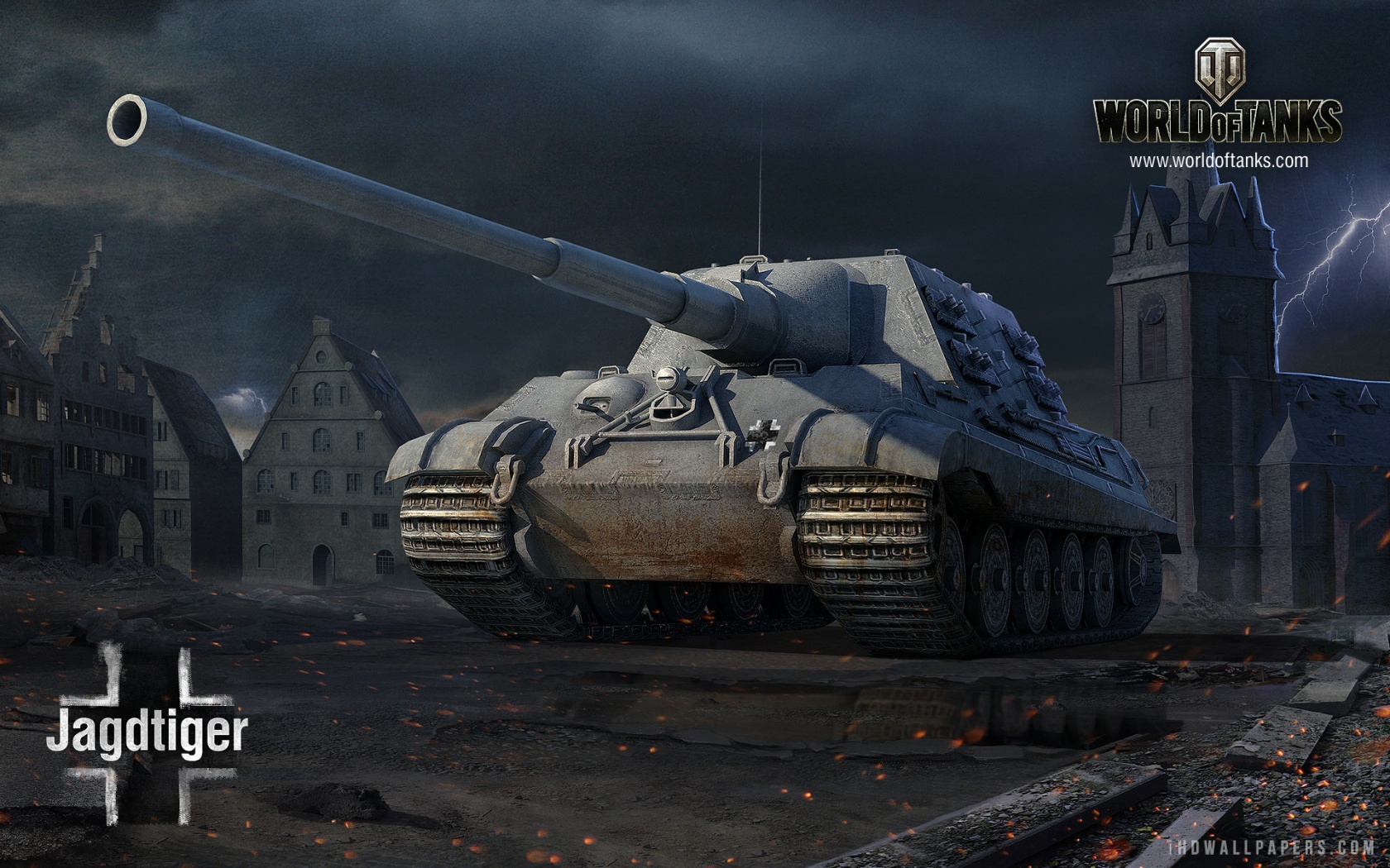 Download Jagdtiger in World of Tanks WallpaperBackground in 1680x1050