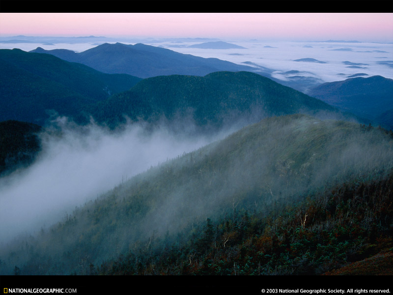 New York Adirondack Summits 1996 Photo of the Day Picture