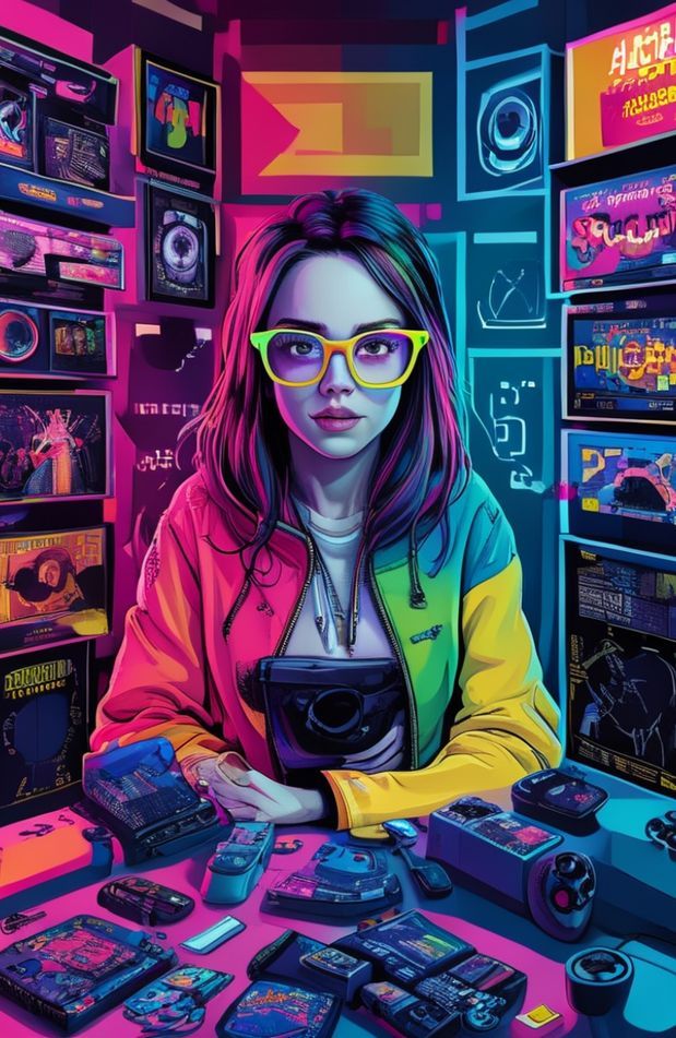 Geek Girl Wallpaper
