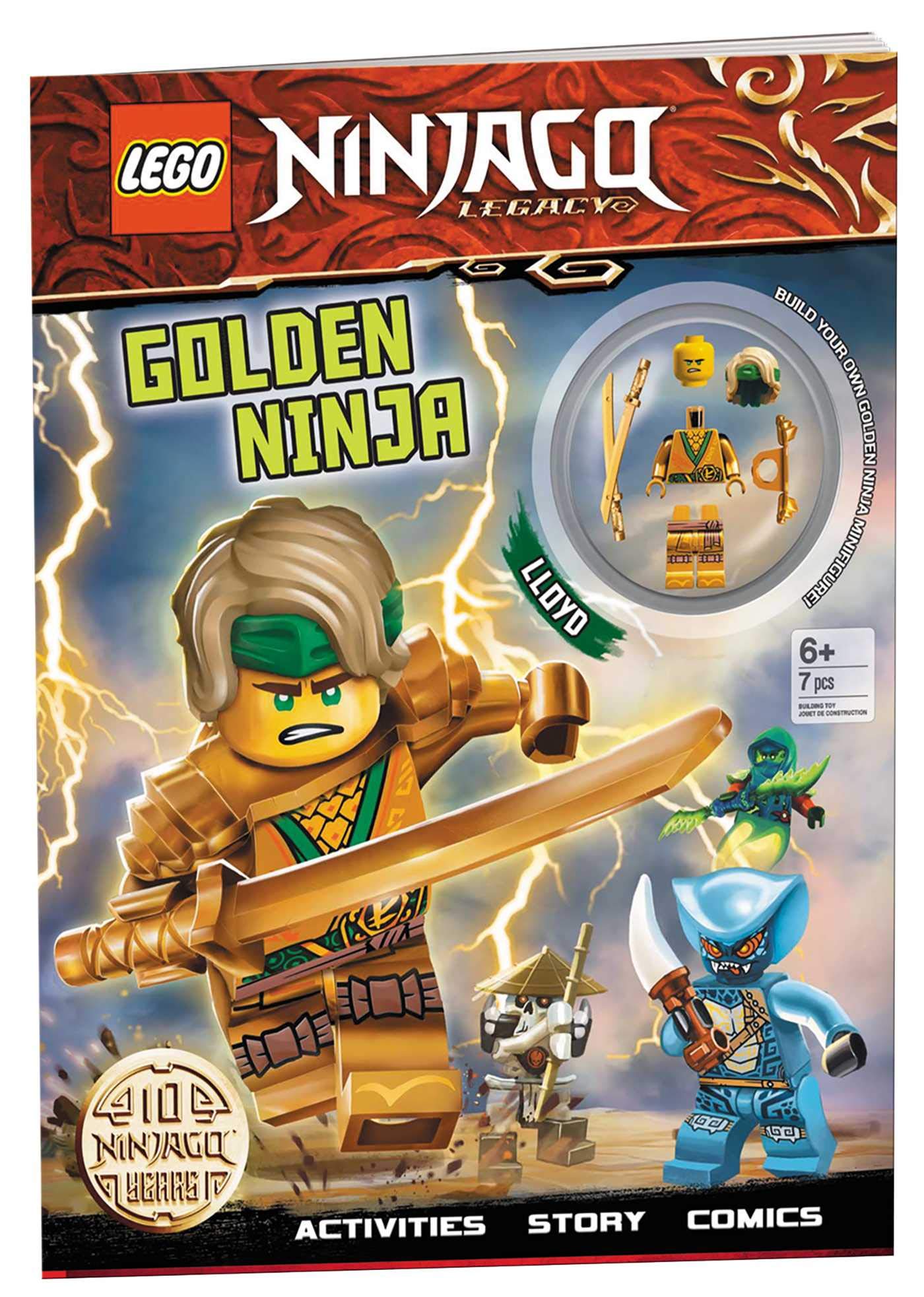 Amazon Lego R Ninjago Golden Ninja Activity Book With