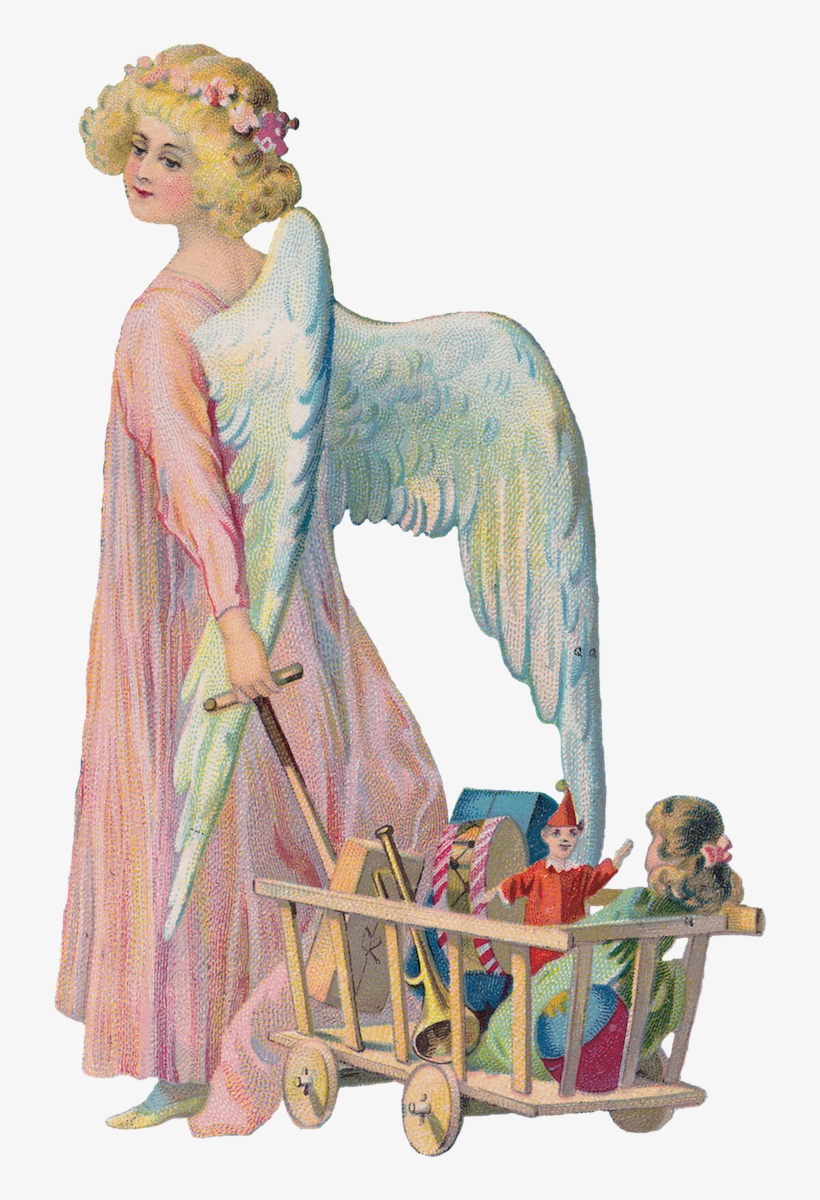 Wings Of Whimsy Vintage Christmas Image No Background