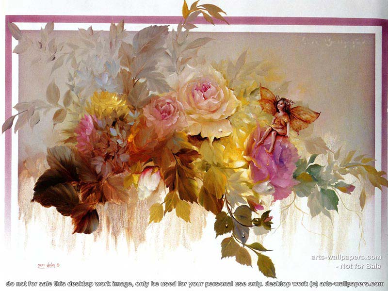 Flower Painting Art Wallpaper All Desktop Works By Arts