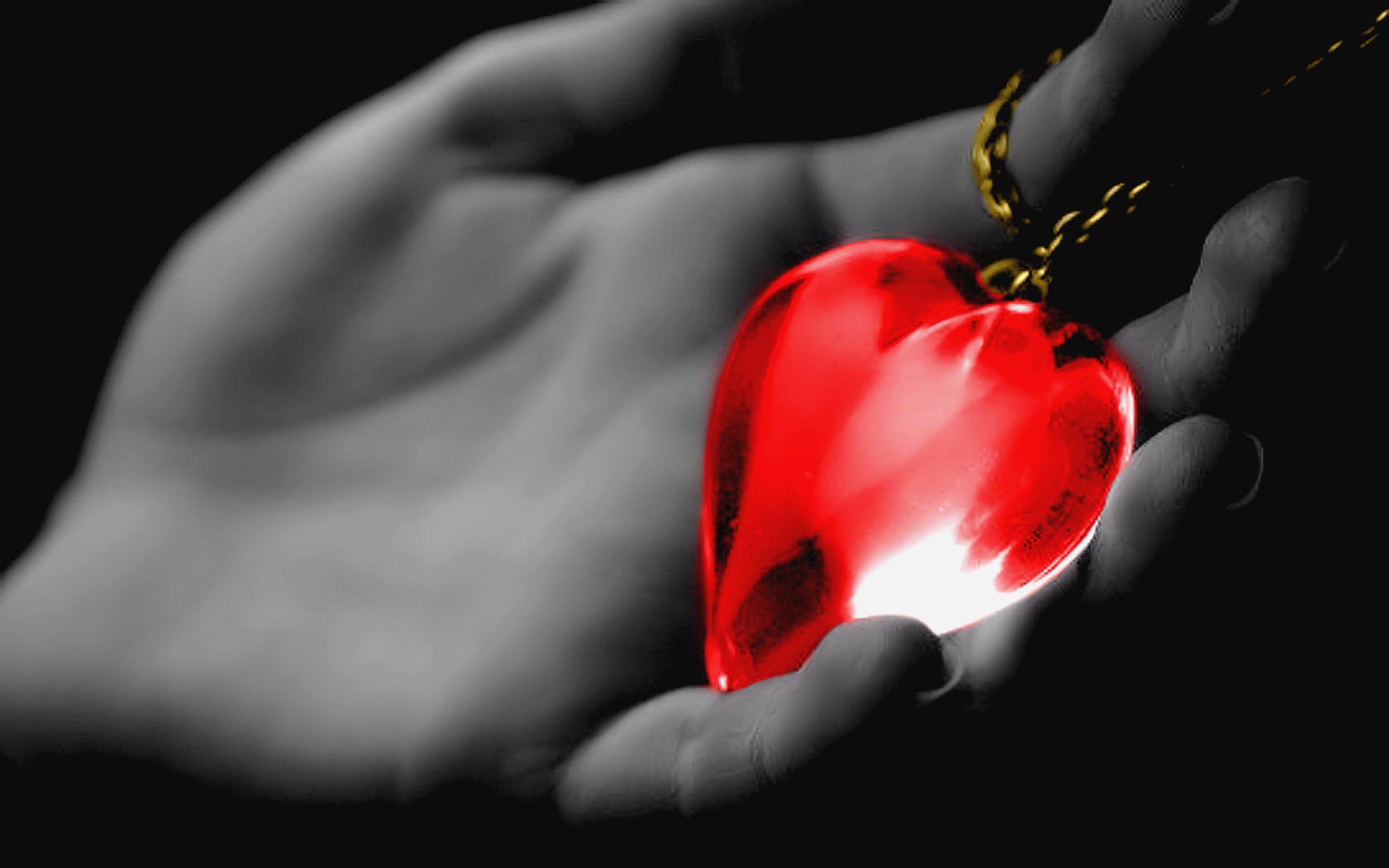 White Hearts Love Red Wallpaper HD Skilal And Black