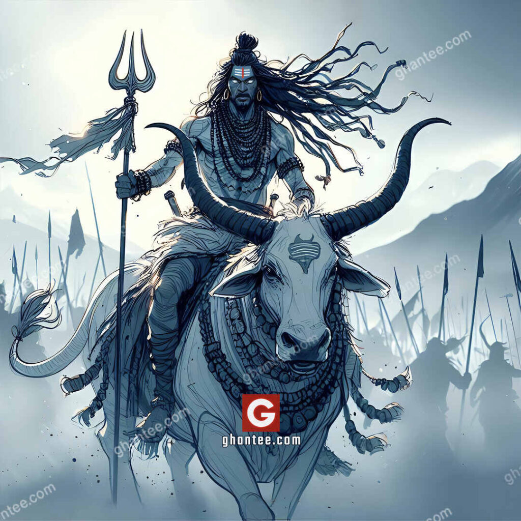 Lord Shiva 8k Ultra HD Wallpaper Sketch