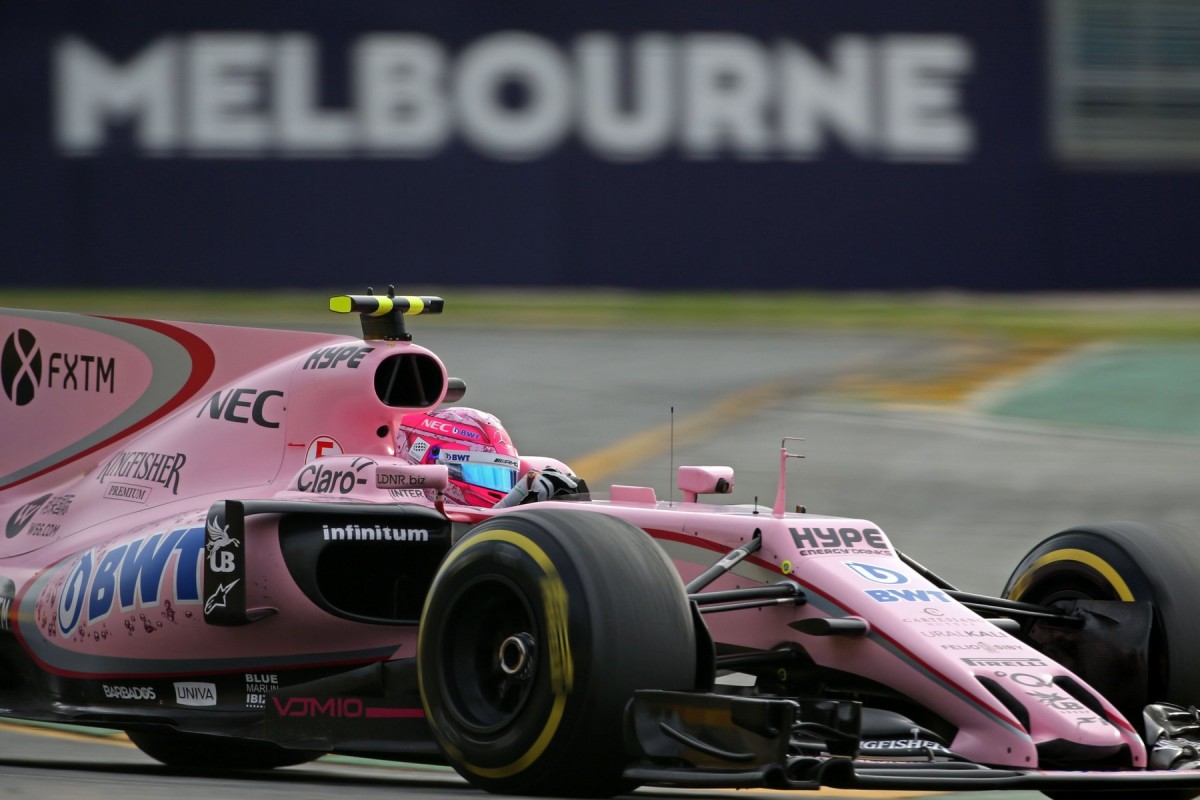 F1 Du Rose Pour La Force India Vjm10