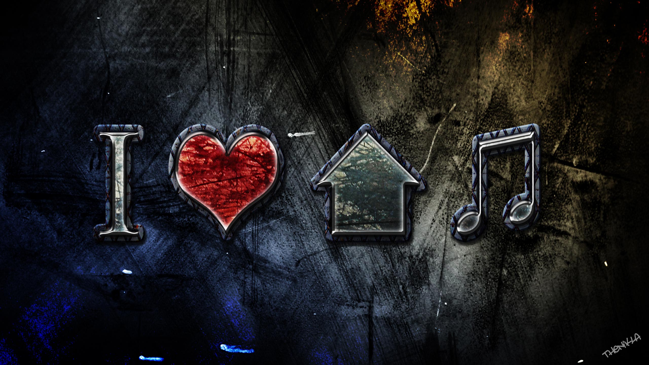 cute i love music wallpapers