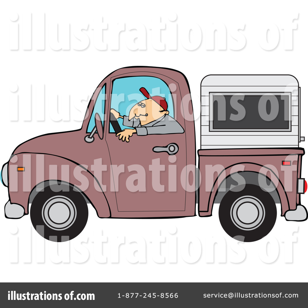 Royalty Rf Camper Clipart Illustration By Dennis Cox Stock