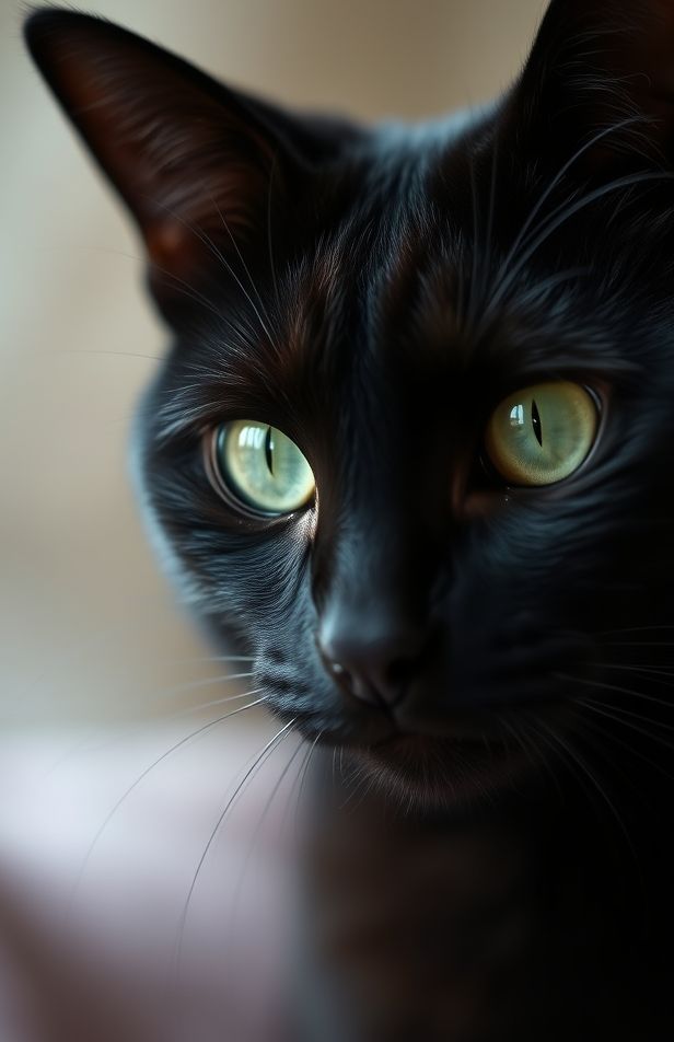 Black Cat Eyes Wallpaper