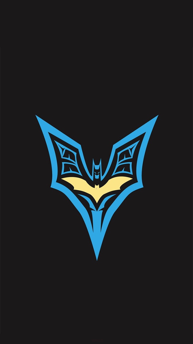 Super Batman Logo iPhone Wallpaper Tags Superheroes