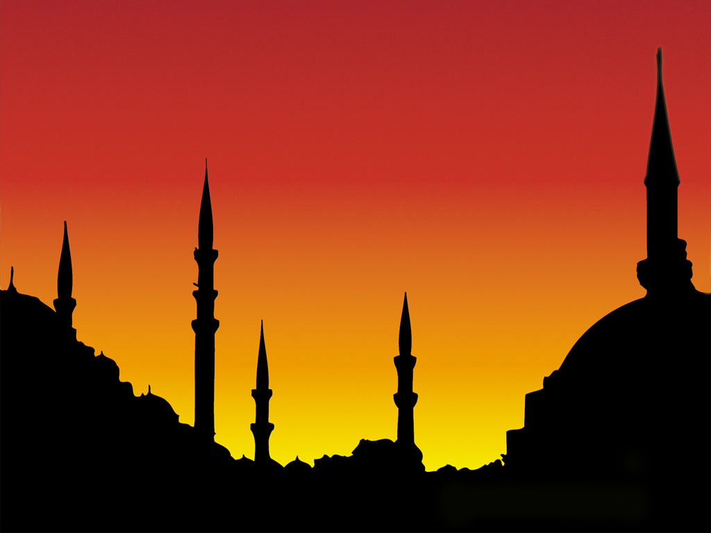 Islamic Mosque Wallpaper HD In Sunset All