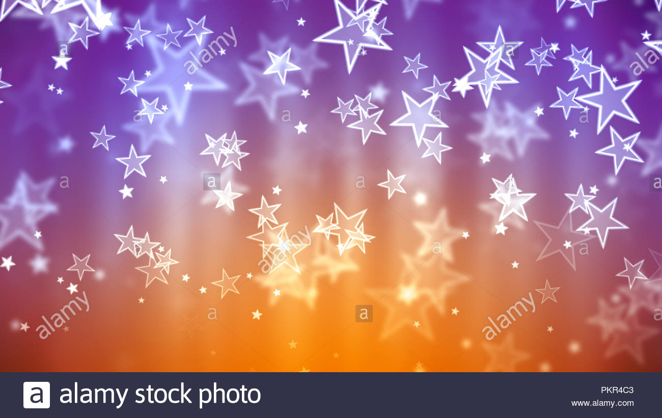 Party Background With Glittering Lights And Raining Stars 8k