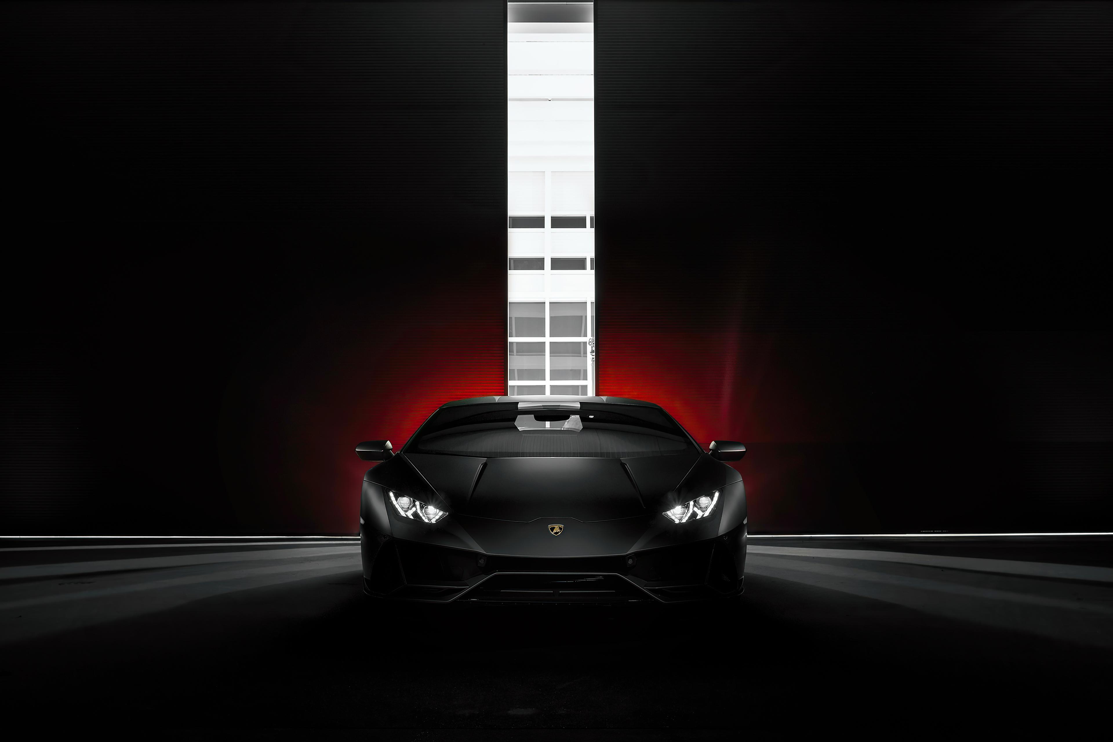 Lamborghini Huracan Evo Black 4k Wallpaper HD Cars