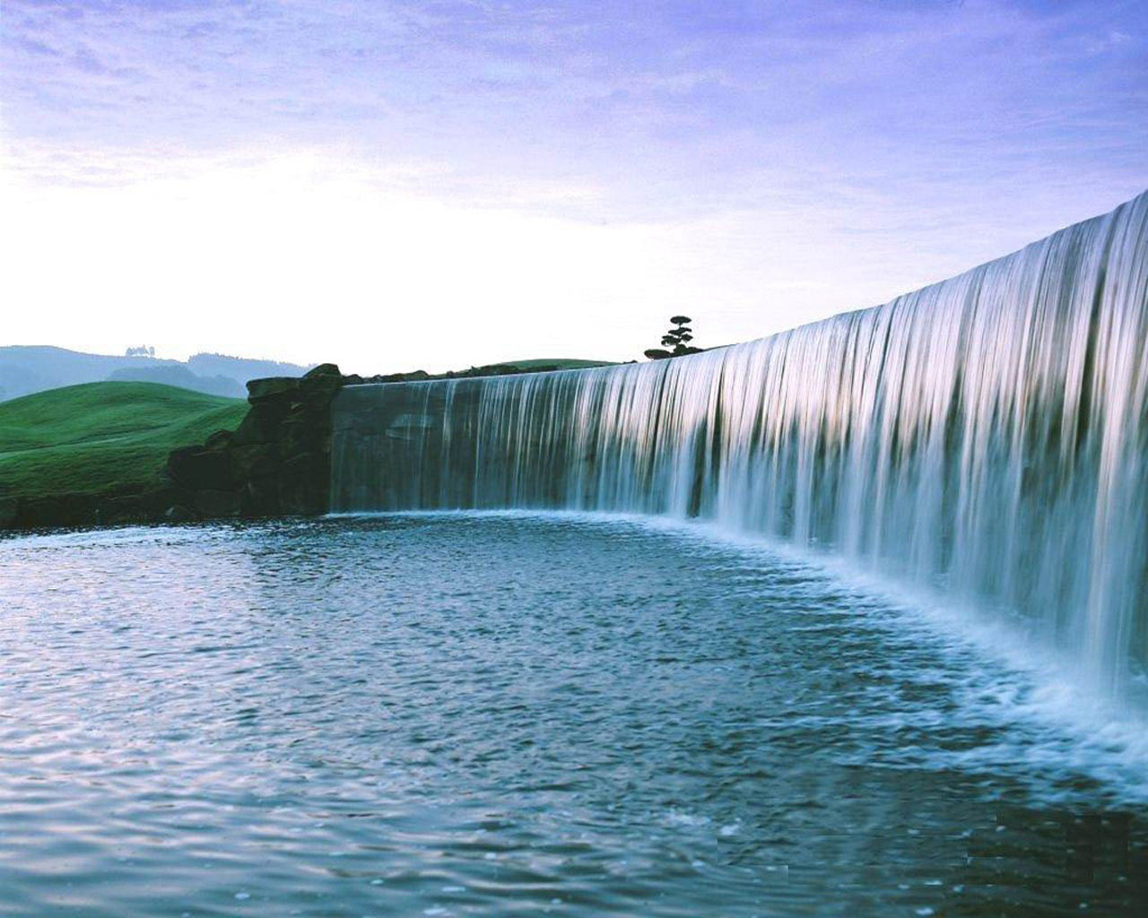 69+] Waterfall Background on WallpaperSafari