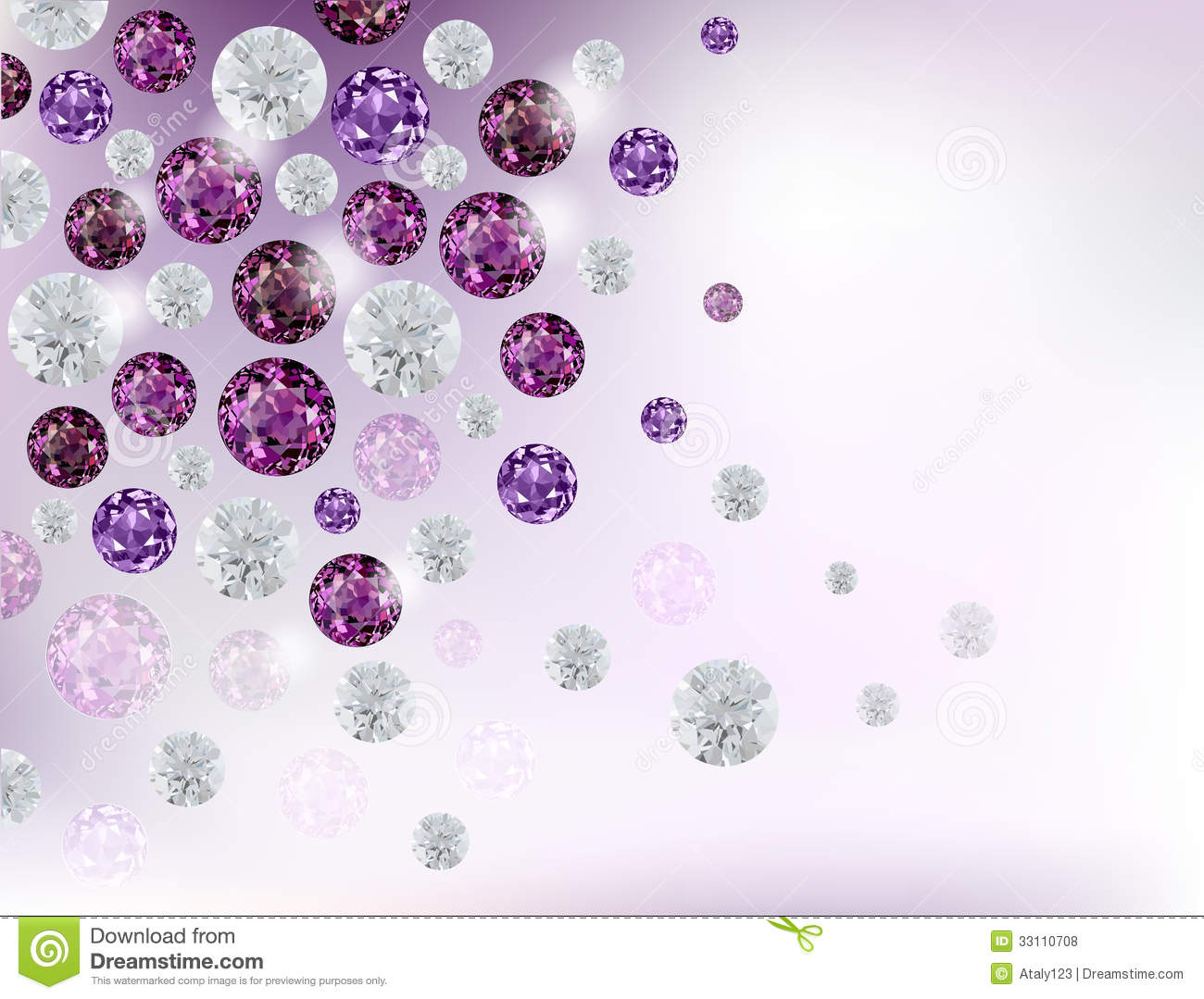Purple Diamonds Background Diamond