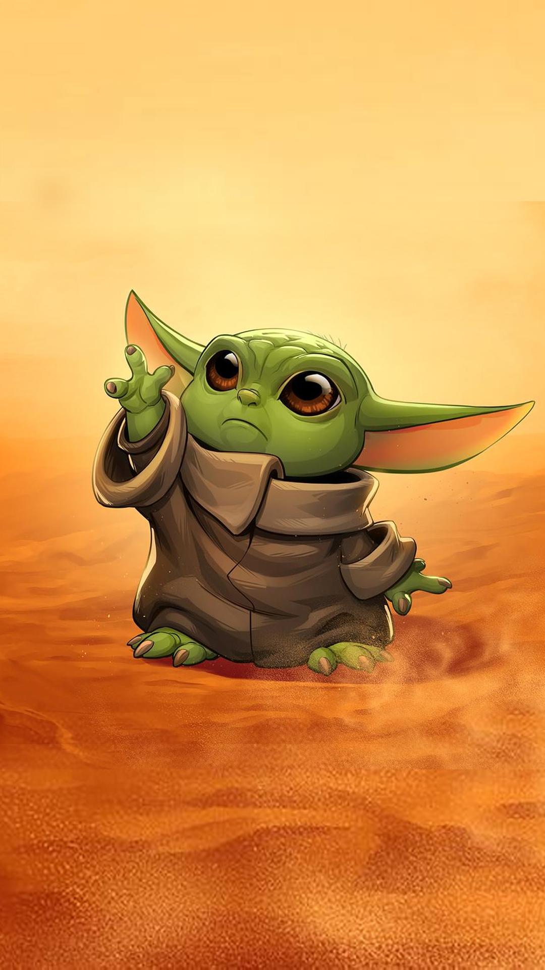 The child Baby Yoda background wallpapers HeroScreen   Cool