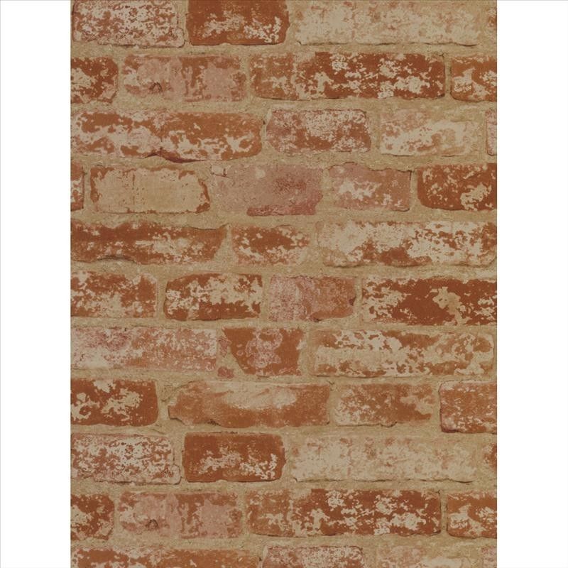 Wallpaper By The Yard Red Brick Wall Prepasted Surestrip