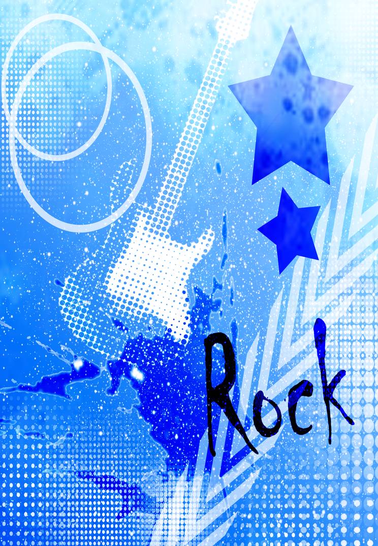 Blue Rockstar Background