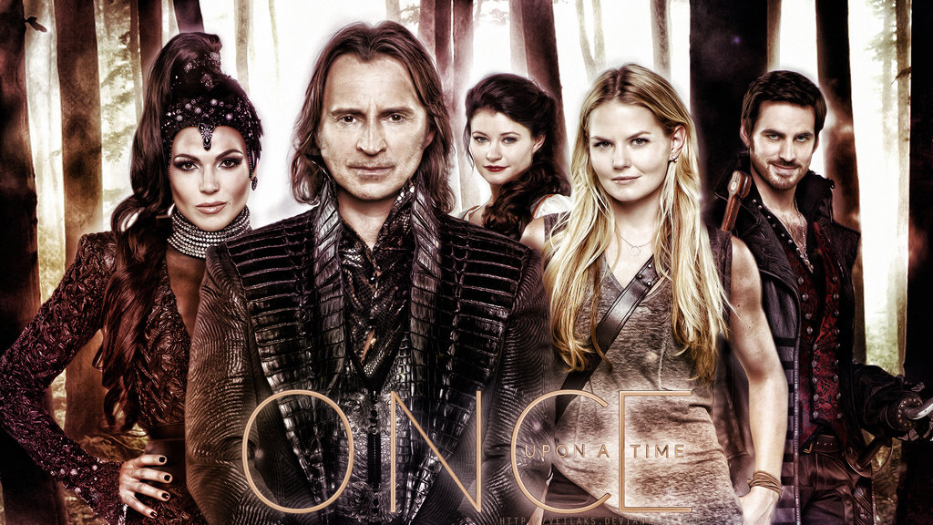 Once Upon A Time Wallpaper Hook And Emma By Veilaks