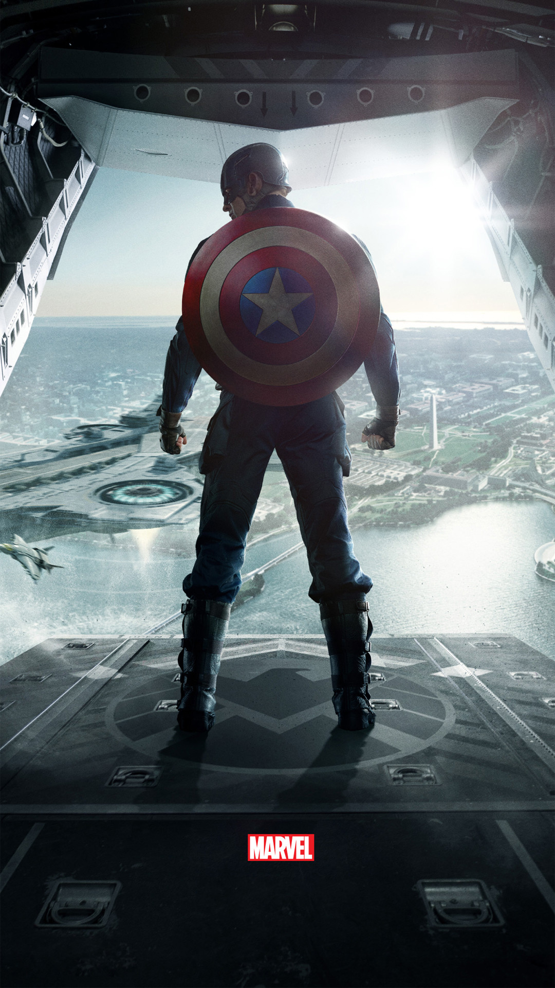 Captain America Shield iPhone Wallpaper
