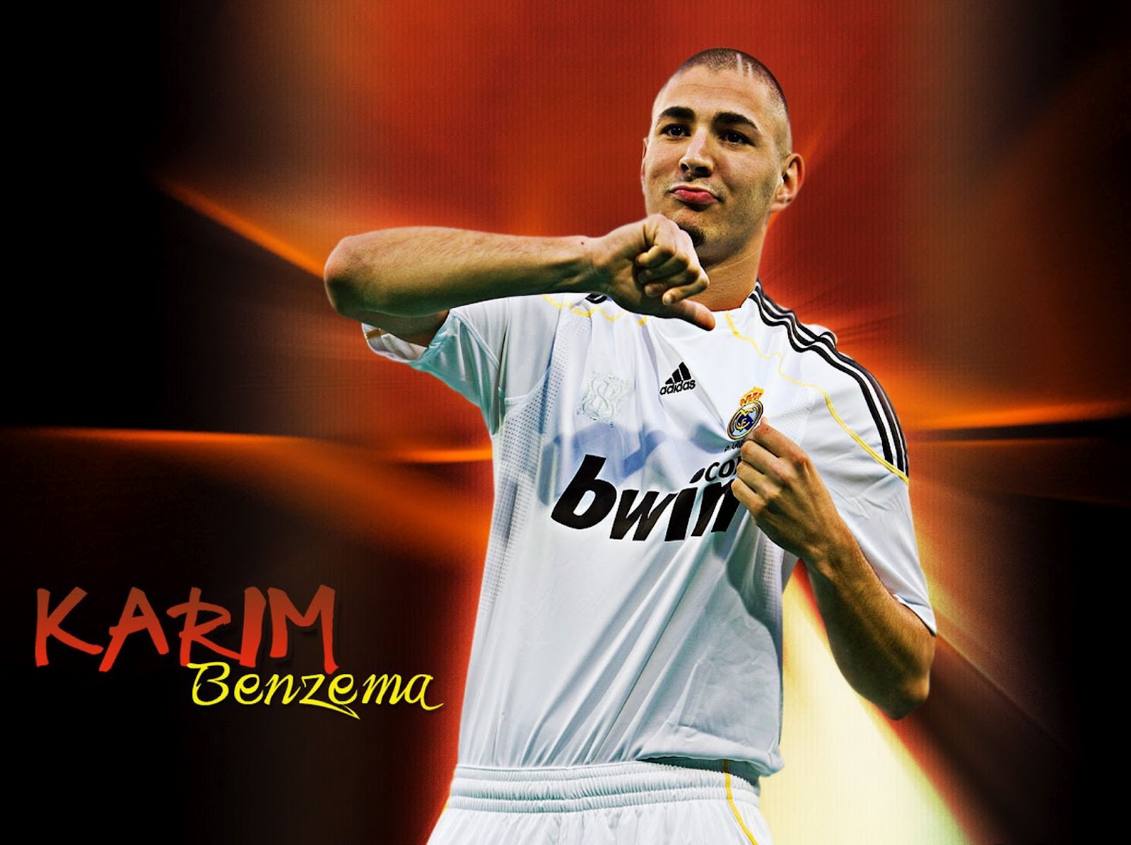 Football Karim Benzema HD Wallpaper