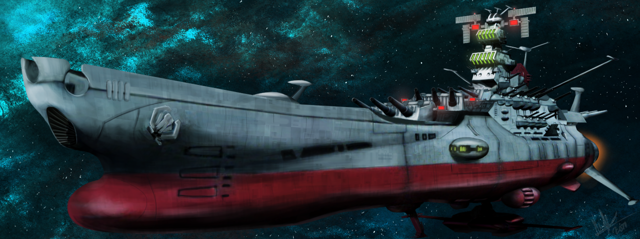 Space Battleship Yamato by Emberspirit on