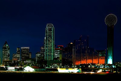 Dallas Night Skyline wallpaper The Long Goodbye