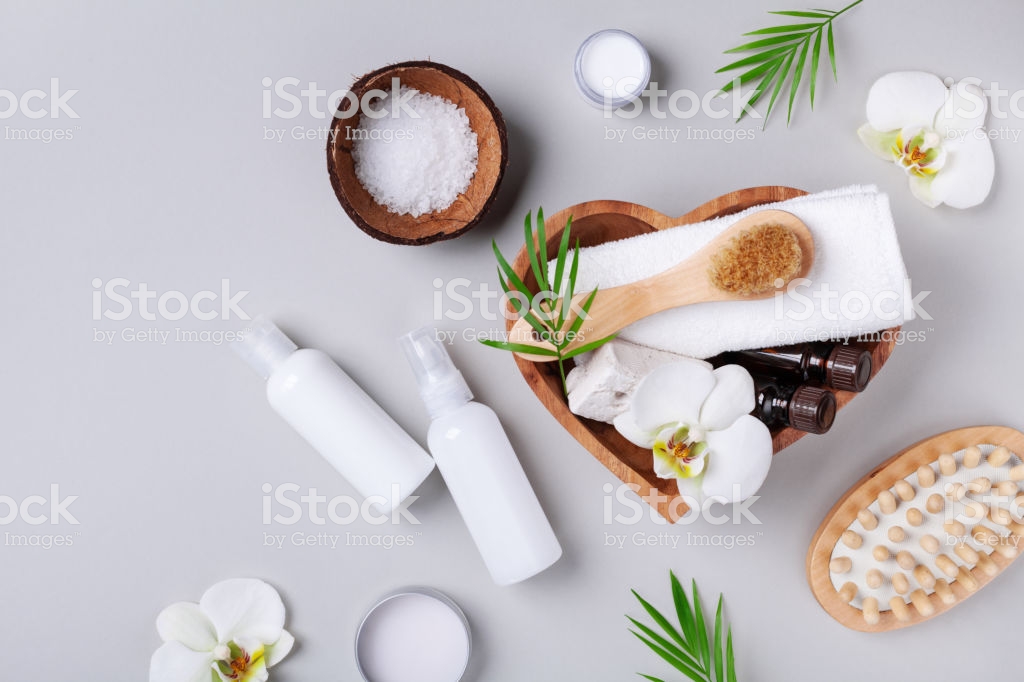 Spa Aromatherapy Beauty Treatment And Wellness Background With