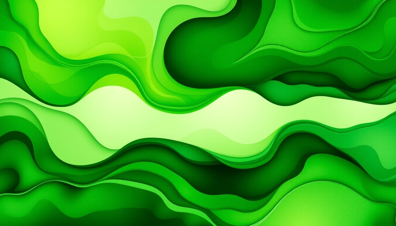 Abstract Green Wallpaper